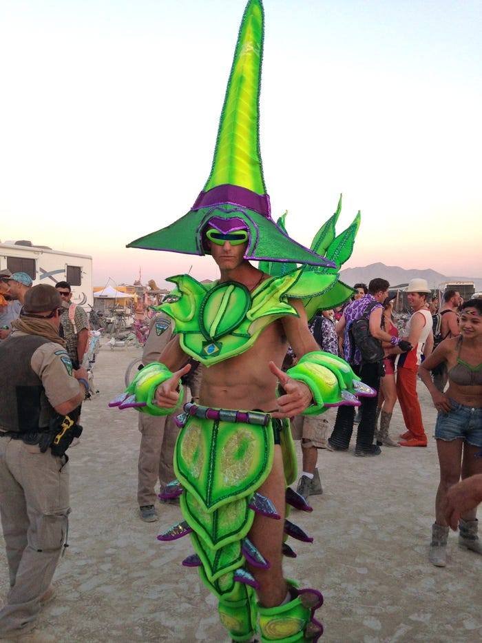 Costumes at the burning man