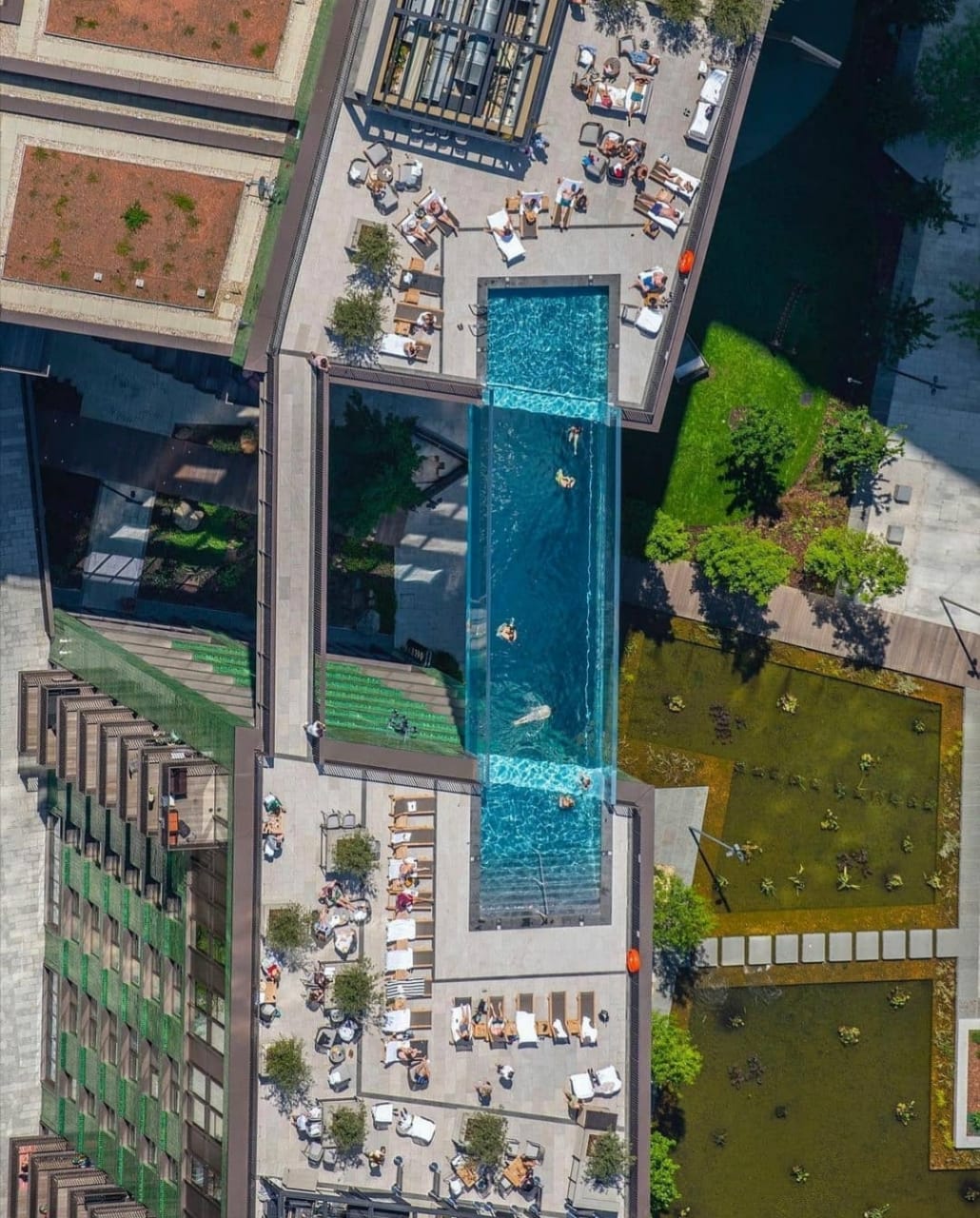 Incredible views of the sky pool